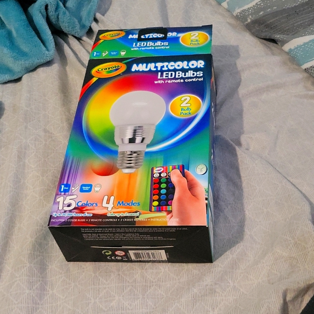 Crayola remote control light bulb